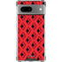 DC Comics Harley Quinn Logo Pattern Google Pixel 7a Clear Case